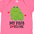 thumbnail image 4 of Inktastic My Papa Loves Me Boys Frog Boys Baby Bodysuit, 4 of 5