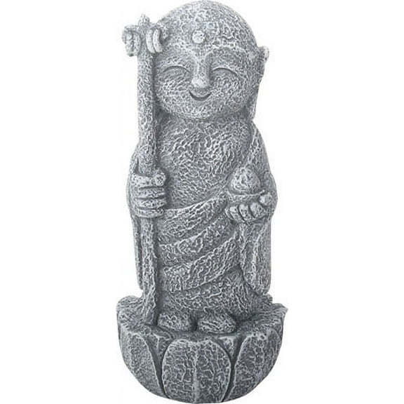 Ebros Gift Decorative Jizo Monk Figurine 5" Height Charm Japanese Buddha Jizo Monks of Harmony Statue