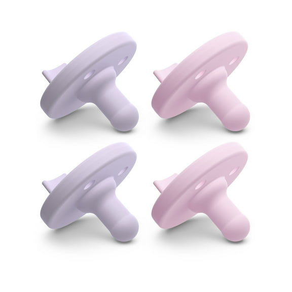 Philips Avent Soothie 3-18 Months, Lilac/Pastel Pink, 4 Pack, SCF192/70