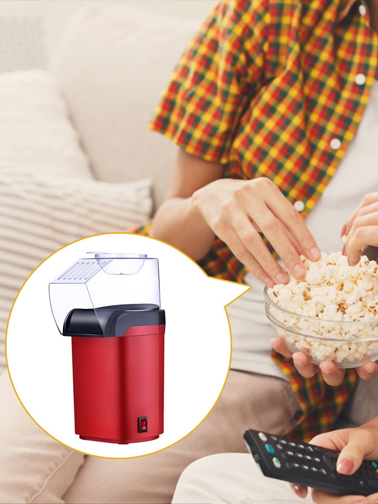  Hot Air Popcorn Popper Maker, Electric Hot Air Popcorn Popper  Corn Popcorn Machine for Healthy Oil Free Popcorn: Home & Kitchen