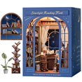 thumbnail image 1 of Kit DIY de rompecabezas de madera Book Nook Isla Delfín Starlight, 1 of 9