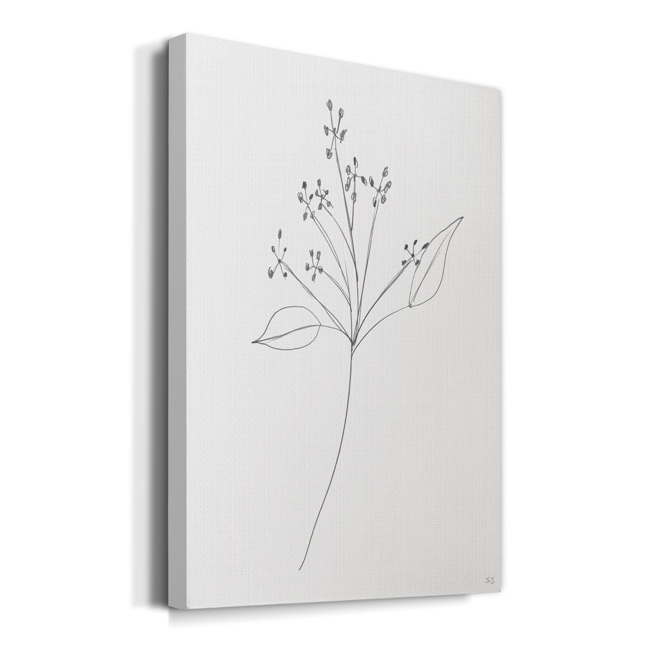 Botanical Gesture V Premium Gallery Wrapped Canvas - Ready to Hang - 24 x 36