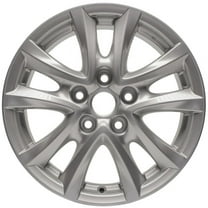 New Aluminum Wheel Rim 16 Inch Fits 2014-2016 Mazda 3 16x6.5 5 on 114.3 - 4.5 Inches 10 Spoke
