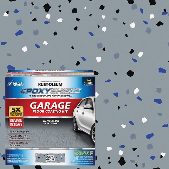 Rust-Oleum Epoxy Shield Grey Gloss 2.5 Gal Floor Coating
