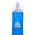 thumbnail image 1 of ziyahi Flacon Souple TPU Bouteilles d'Eau Pliables pour Randonnée 450ml Bleu, 1 of 9
