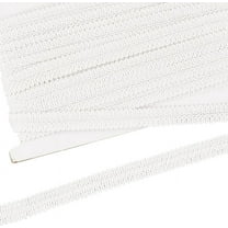 11 Yards 5/8 inch White Braid Trim Polyester Woven Braid Trim Centipede Decorative Gimp Trim Basic Trim