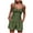 Army Green, variant on LOPECY-Sta One Piece Swimsuit with Shorts for Women Tummy Control Bathing Suit Swim Dress Bathing Suit Retro Swimwear