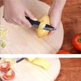 thumbnail image 4 of Kitchen Ceramic Knife Set Professional Knife With Sheaths, Super Sharp Rust Proof Stain Resistant (6" Chef Knife, 5" Utility Knife, 4" Fruit Knife, 3" Paring Knife, One Peeler), 4 of 8