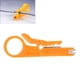thumbnail image 3 of Pelacables Alicates Crimpadores Herramienta Crimpado Cortador Pelado Cables (Amarillo), 3 of 8