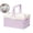 Purple, variant on Plastic Storage Bin with Lid Small Foldable Plastic Basket Storage Basket for Kitchen Office Bedroom Desktop Home Decor