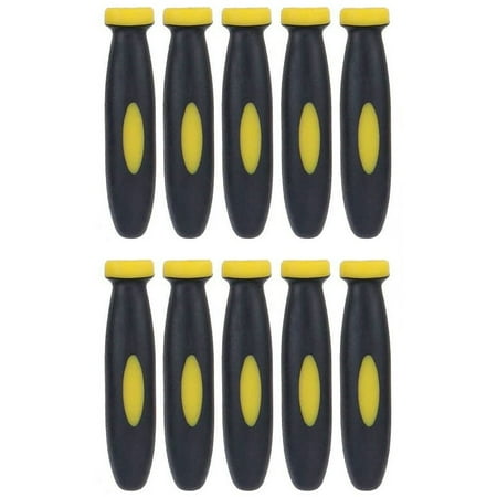 

10Pcs Durable Rubber Files Handles Files Supplies 2.36Inch 3mm Hole Diameter