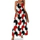 thumbnail image 1 of Nuevo vestido sin mangas de estilo retro geométrico en negro, rojo y blanco, vestidos de manga larga, vestidos de novia para mujer, ropa de fiesta, 1 of 7
