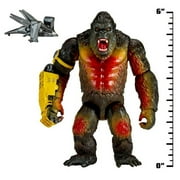 Godzilla x Kong : The New Empire Godzilla vs Shimo Figure and Kong vs Skar King 6 Figures 4-Pack Playmates Toys Bundle