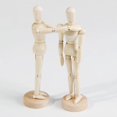 thumbnail image 3 of KAIYANG Maniquíes de arte humano Maniquíes para bocetos Carboncillo Decoración de escritorio de oficina en casa Juguetes para niños, 3 of 3