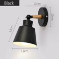 thumbnail image 4 of Juego de 2 lámparas de pared de metal industriales modernas E27 Edison Loft lámpara para cafetería, bar, pasillo, comedor, sala de estar, dormitorio, blanco FqyOCaYIjEeN, 4 of 5