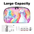 thumbnail image 3 of Unicorn Hard Drive Case - Waterproof Oxford Fabric Digital Bag for Cable Cord Organizer, Cable Box Organizer Small - 5.9x9.44x3.14 in, 3 of 6
