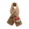 thumbnail image 5 of ZACPNCV Boys And Girls' Scarves For Christmas Cute Thick And Warm Scarves Khaki, 5 of 5
