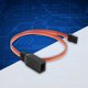 thumbnail image 5 of Cable de extensión de línea Y macho a hembra JR, conector RC, línea de PVC de tres colores, 30CM, 22AWG, marrón, rojo y naranja, 5 uds., 5 of 9