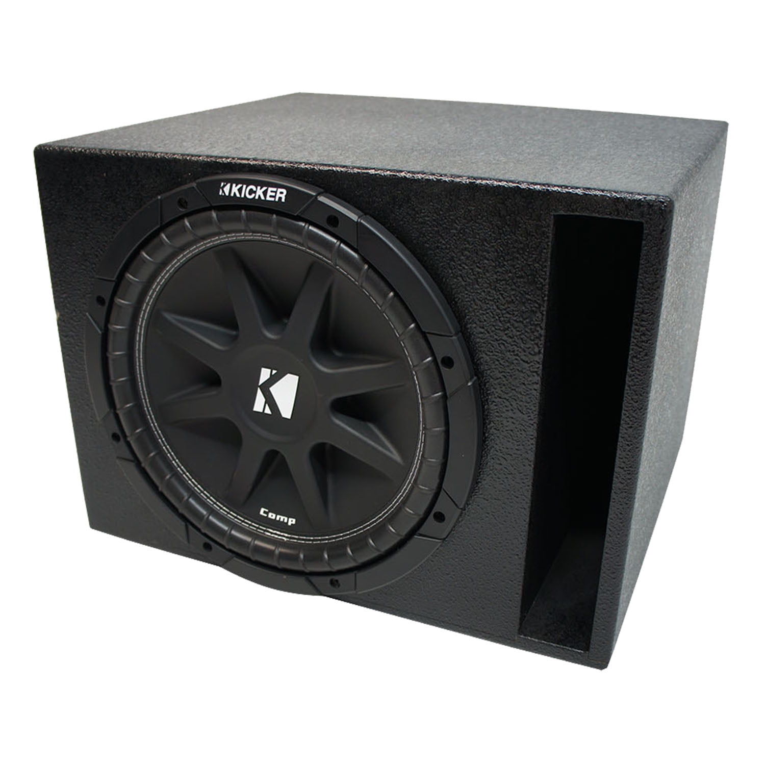 Universal Car Stereo Rhino Coated Ported 15
