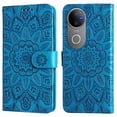thumbnail image 1 of Funda tipo cartera GANGXUN para Vivo V50 , diseño girasol, cuero PU, soporte, cierre magnético, tarjetero, 1 of 5