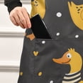 thumbnail image 4 of Funny Ducks Kitchen Apron with 2 Pockets Adjustable waterproof Cooking Aprons for Women Men Chef, 4 of 7