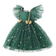 thumbnail image 4 of Vestido de baile de estrella de Navidad para niña, vestido de princesa para fiesta de carnaval, manga voladora de lujo, 2024 Original, 4 of 5