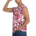 thumbnail image 3 of Haiem Men's Cute Girl Print Tank Tops Summer Sleeveless Cut Off Workout T-Shirts Fitness Vest Athletic Undershirts-Large, 3 of 8