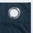 thumbnail image 3 of ZOPZO 100% Blackout Curtains Thermal Insulated, Navy Blue, 42W x 84L Inch, Grommet Drapes Noise Reducing for Bedroom Living Room, 2 Panels, 3 of 6