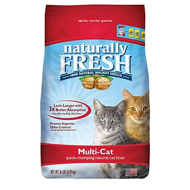 EcoShell, Purr & Simple 26 lbs Naturally Fresh WalnutBased Quick