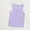 Purple, variant on Spazoro Little Girls Tank Tops Undershirts, Summer Breathable 100%Cotton Solid Sleeveless Camisole for Kids Girls Boys Pink Size 4 T