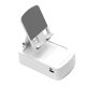 thumbnail image 3 of Soporte de escritorio para teléfono con altavoz de audio Base ajustable para teléfono Escritorio plegable para teléfono Blanco, 3 of 9