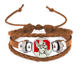 thumbnail image 1 of China Red Education Promotion Pulsera pulsera de cuero Unbranded M, 1 of 3