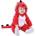 thumbnail image 1 of QIAONIUNIU Disfraz de dinosaurio verde para bebé de Halloween, mono infantil, mameluco de cosplay de 24 a 30 meses, 1 of 4