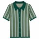thumbnail image 1 of Camisas de Lino para Hombres Ocio Negocios de Punto Casual Manga Corta Top Clásico, Camisa Ligera 100% Viscosa para la Playa, Vacaciones Y Diario, 1 of 8