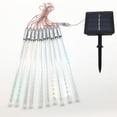 thumbnail image 4 of Luces solares para jardín Cadena de luces de hadas Lluvia de Resistente a la intemperie 5M Blanco Sharpla Luz de cadena de hadas, 4 of 8