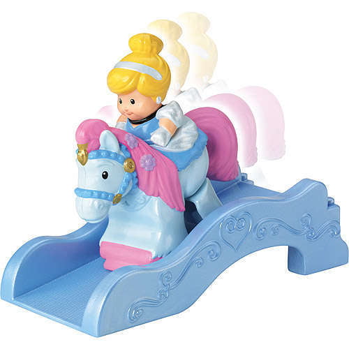 NEW Fisher Price Disney Klip Klop Stable 3 pack cinderella Belle Ariel Princess 