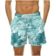 thumbnail image 2 of Dovford Mens Swim Trunks 5 Inch Beach Shorts with Mesh Lining Funny Swimming Bathing Suits Quick Dry Swimwear, 2 of 6