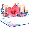 thumbnail image 4 of ZUARFY Heart Flower Pop Up Valentines Day Card 3D Popup Greeting Cards for Wedding Anniversary All Occasion Wife Husband, 4 of 19