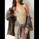 thumbnail image 5 of Vestido Mini de Canalé con Cuello en V y Tirantes Finos para Mujer (2025) Albaricoque XL, 5 of 8