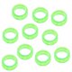 thumbnail image 1 of 10 piezas Tijeras de goma Zulema Anillos de Empuñaduras para peluquería Verde cro, 1 of 8