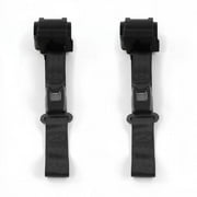 Standard 2 Point Black Retractable Bucket Seat Belt Kit with 2 Belts for 1981-1993 Chevy Truck S10