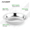 thumbnail image 3 of AVADOR Set of 4 Stainless Steel Camping Plate Set Great for Outdoors | Travel | Cabin | Environment Friendly | Camping, 3 of 3