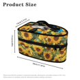 thumbnail image 6 of HELLHERO Cow and Sunflower Pattern Travel Steamer Carrier Bag Large Size Compatible with Full-Size Irons and Accessories Easy Storage Cleaning, Case Only, 6 of 6