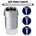 thumbnail image 4 of Mistaha LED Water Light Water Stream RGB Colors Changing Temperature Control Water Tap for Kitchen Bathroom, 4 of 8
