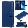 thumbnail image 1 of SaniMore for iPhone 14 Pro Max Case, with RFID Blocking [2 Card Slots] PU Leather Cover with Detachable Hand Strap Flip Kickstand Magnetic Wallet Cover for iPhone 14 Pro Max, Blue, 1 of 9