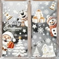 thumbnail image 2 of pitrice 9pack/lot Christmas Window Stickers Reusable Snowman Print Decoration Christmas Stickers For Windows D, 2 of 6