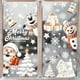 thumbnail image 3 of Bearachild 9 pack/lote pegatinas navideñas para ventana decoración reutilizable con estampado de muñeco de nieve adhesivo para ventana de doble Kits de decoración para fiestas mi, 3 of 6