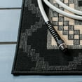 thumbnail image 3 of SAFAVIEH Veranda Johann Southwestern Indoor/Outdoor Area Rug, 9' x 12', Black/Beige, 3 of 7