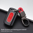 thumbnail image 3 of Speravity Funda protectora para llave de motocicleta, funda protectora de 2 botones, soporte antipérdida para montar, organizador de bolsillo portátil Accesorios para motos Rojo Speravity VI016847-02B, 3 of 6