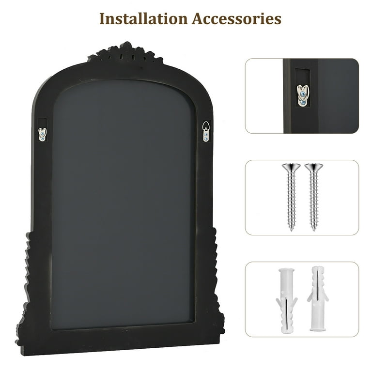 BEAUTYPEAK 40x28 Inch Arched Vanity Mirror photo 4
